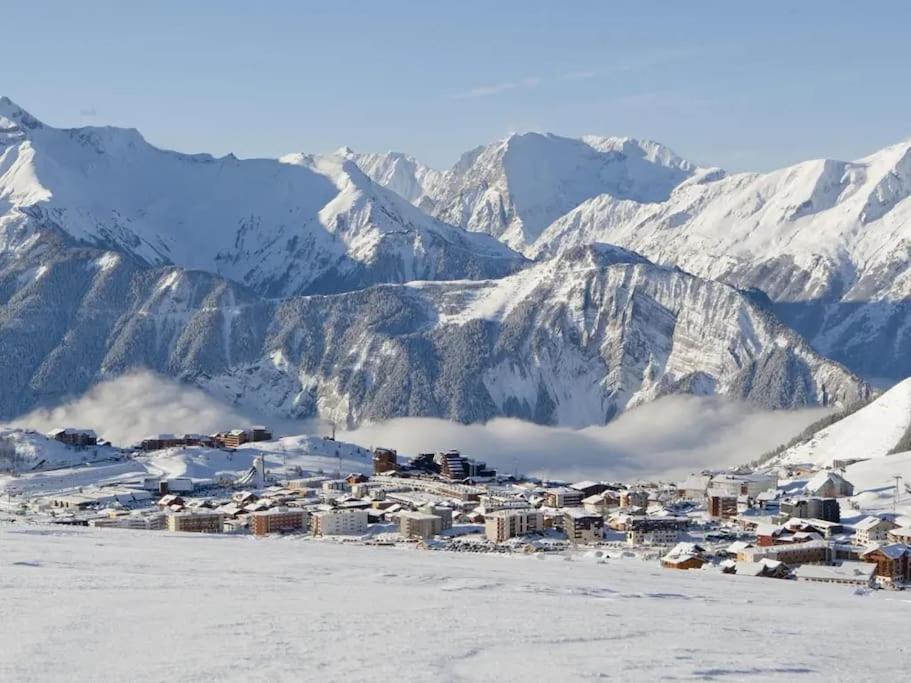 Pieds Des Pistes - Parking Couvert - Plein Sud Alpe dʼHuez Extérieur photo