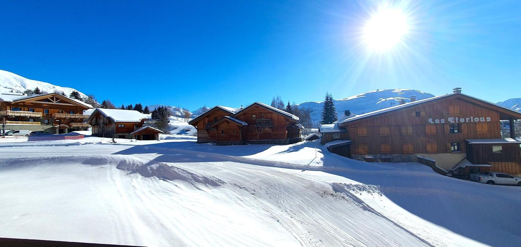 Pieds Des Pistes - Parking Couvert - Plein Sud Alpe dʼHuez Extérieur photo