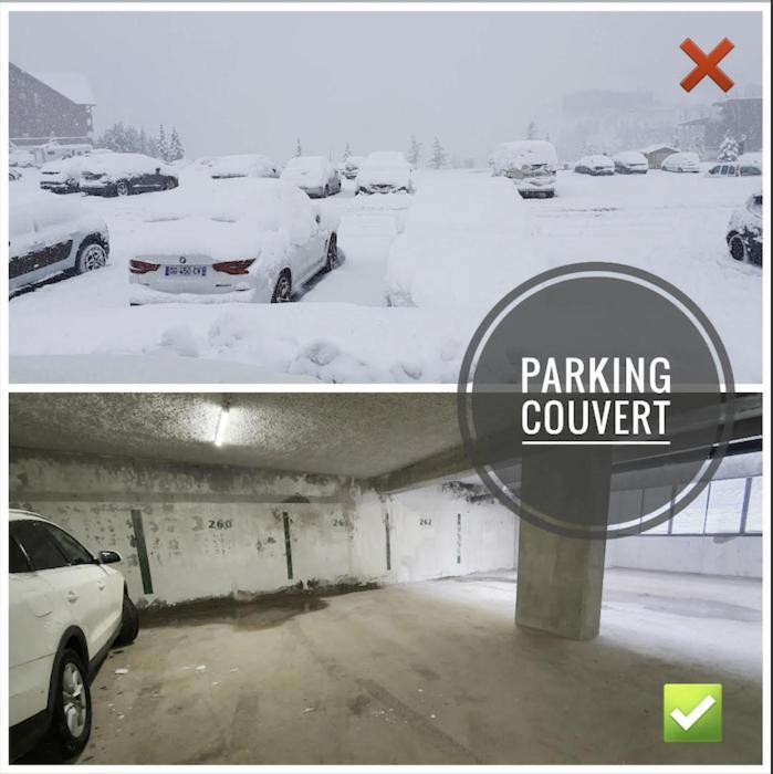 Pieds Des Pistes - Parking Couvert - Plein Sud Alpe dʼHuez Extérieur photo